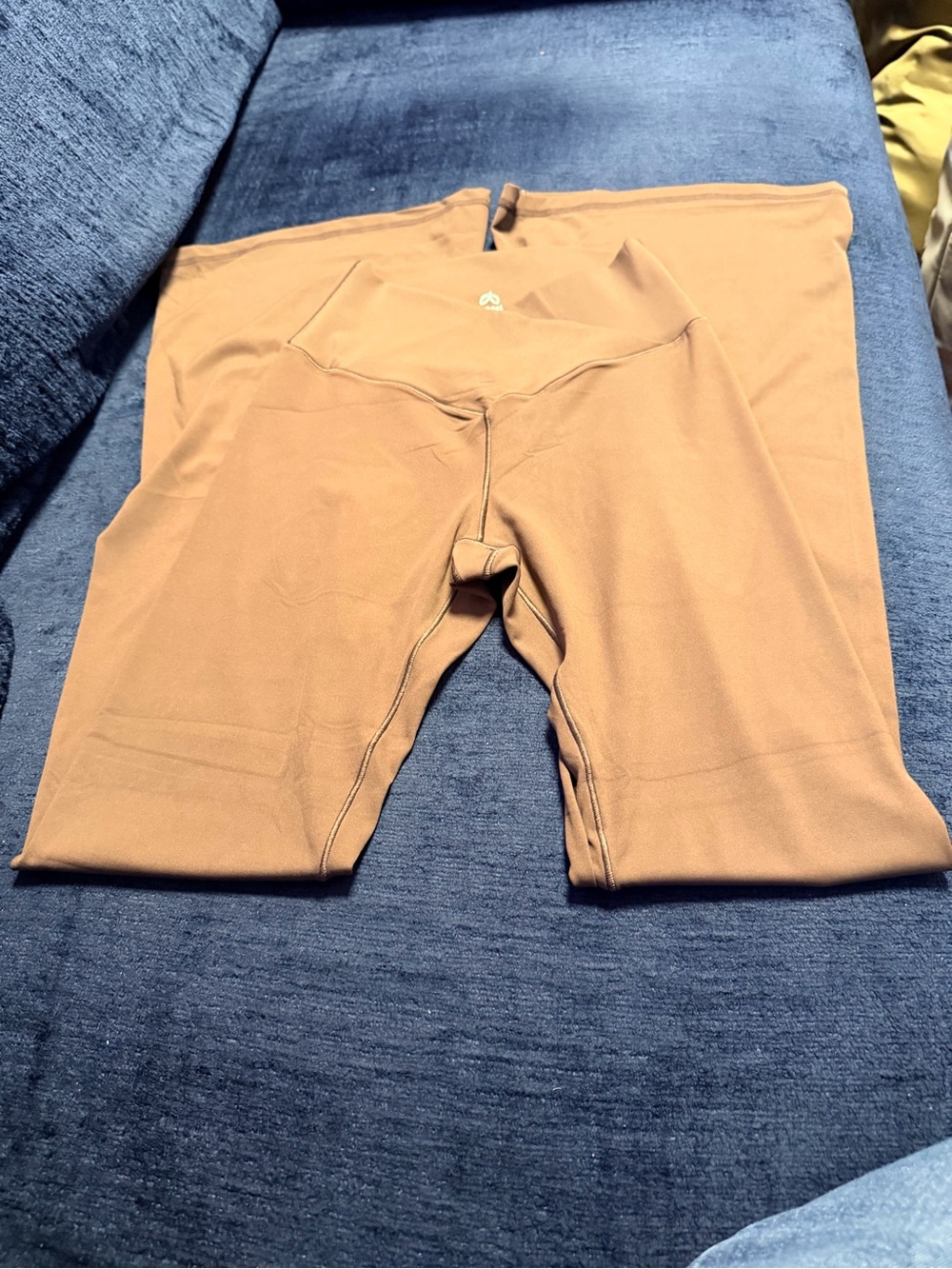 Women's High-Waist Active Leggings in Camel